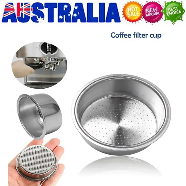 Coffee Filter Basket Stainless Steel Reusable Filter Bowl Cup for Breville AU