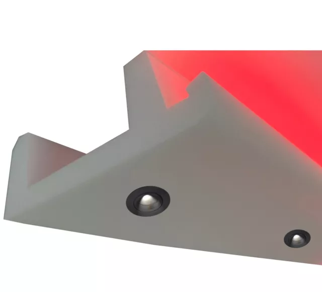 28 metri + angoli listello in stucco LED faretti profilo per illuminazione indiretta OL-18