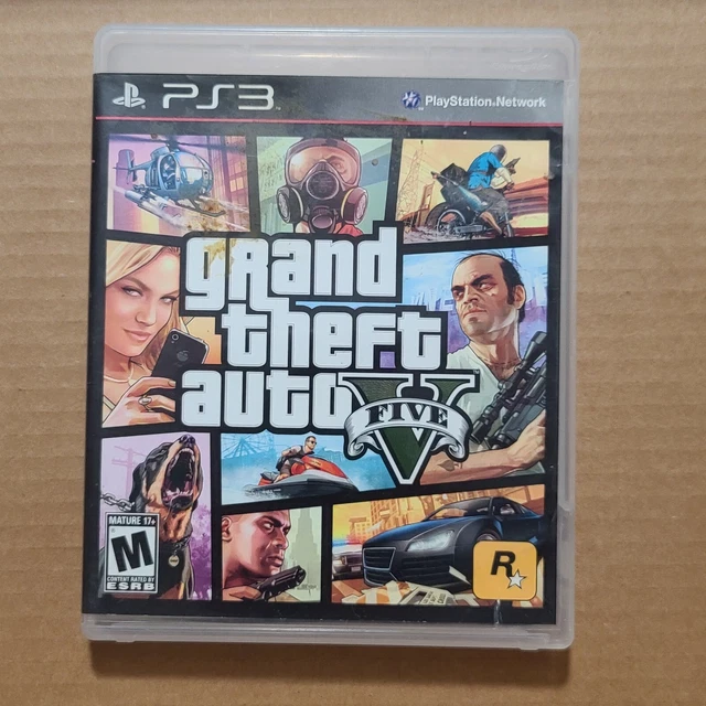 GTA V - Grand Theft Auto 5 Pour PS3 (Version Française) - Jeu D'occasion En Bon état
