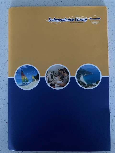 Hays Travel Holidays Memorabilia 2007 - Independence Group A4 Wallet