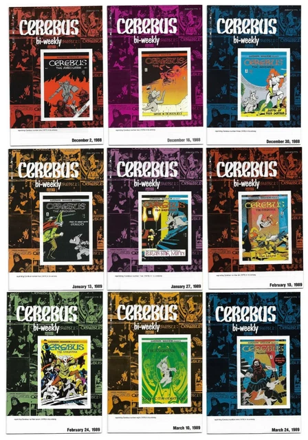 Cerebus Bi-Weekly Issues #1 2 3 4 5 6 7 8 9 FN-NM Aardvark-Vanaheim | YOU CHOOSE