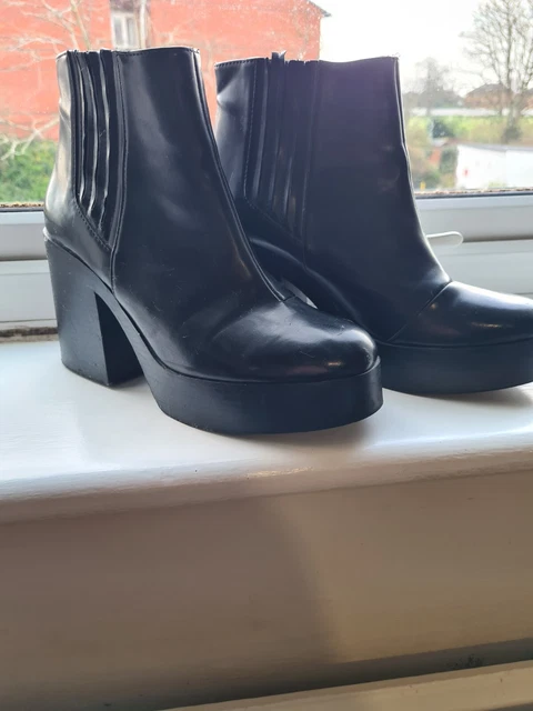 Zara trafaluc ankle boots hotsell