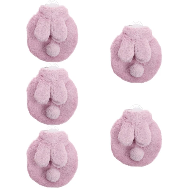 Set 5 Sacchetti Sollievo Mestruale PVC Pellicola Protezione Ambiente Cuscino Riscaldante Viola