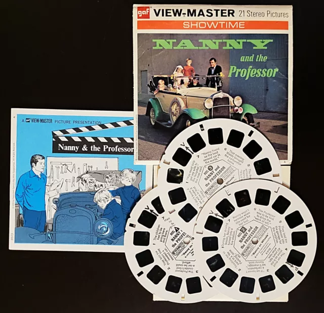 🎬Viewmaster 70's TV Series🎬Nanny & the Professor 🎬Mint Viewmaster Set