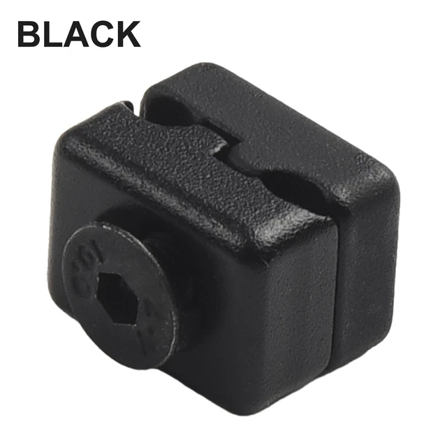 UTHCLO Lot De 3 Clips Câble écouteur - Organiseur Fil Pour Col Ou Vêtements - Anti-enchevêtrement - Noir