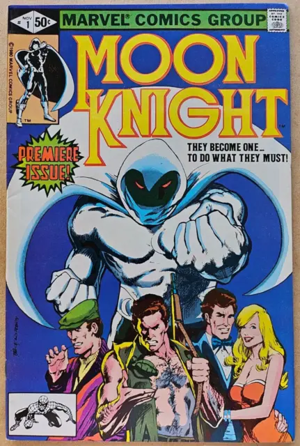 MOON KNIGHT #1 (1980) - 1st ongoing series. 1st App Of BUSHMAN & KHONSHU - VF