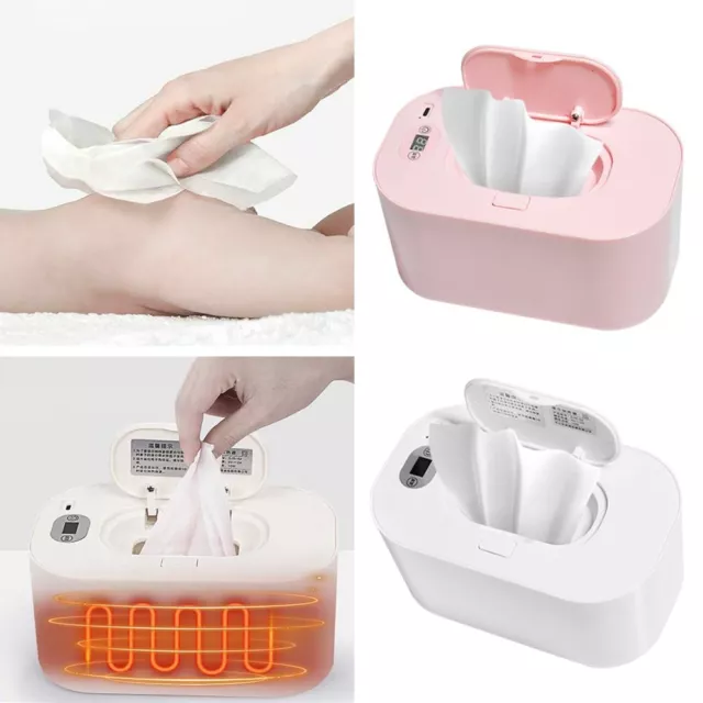 Portable Baby Wipes Warmer Wipe Heater Wet Dispenser Holder Travel Case Box