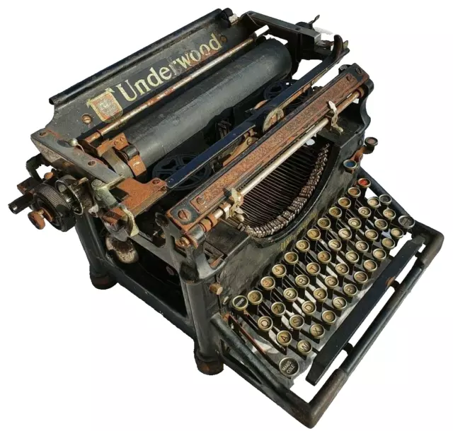 MACCHINA DA SCRIVERE d'epoca vintage Underwood typewriter old antica  portatile EUR 299,00 - PicClick IT
