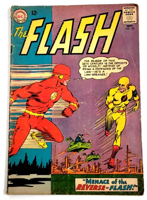 The Flash #139 (1963) / Vg / Dc Comics / 1St Professor Zoom Reverse-Flash