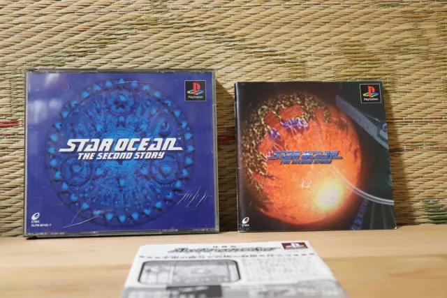Star Ocean 2 the Second Story w/flyer Playstation 1 PS1 Very Good Condition!