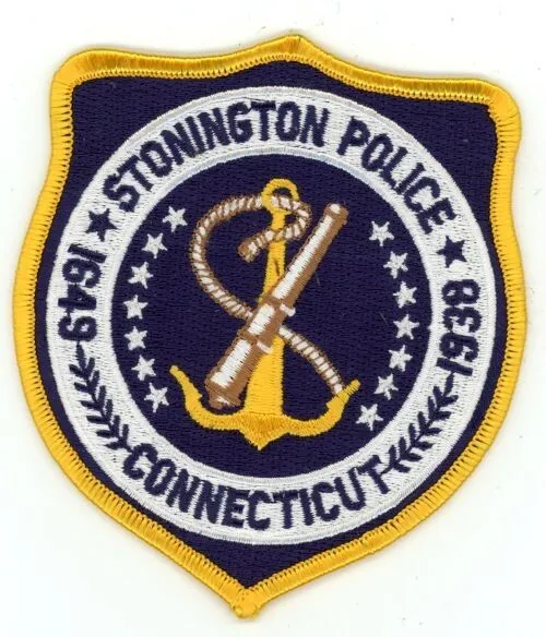 Connecticut Ct Stonington Police Nice Shoulder Patch Sheriff