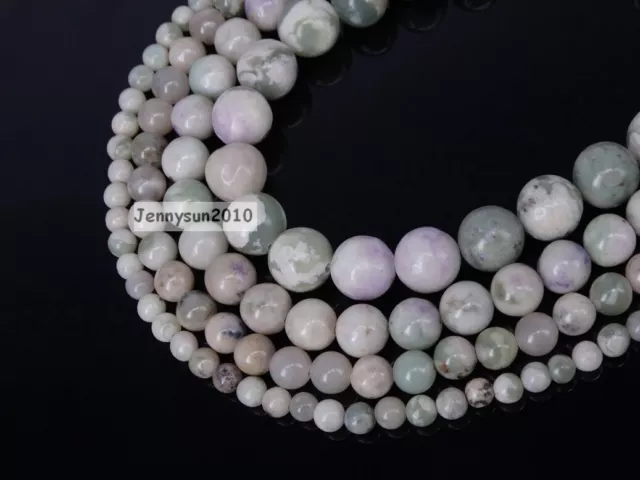 Natural Peace Stone Gemstone Round Spacer Loose Beads 15.5'' 4mm 6mm 8mm 10mm