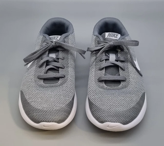Nike training flex trainers in on sale grey with peach swoosh