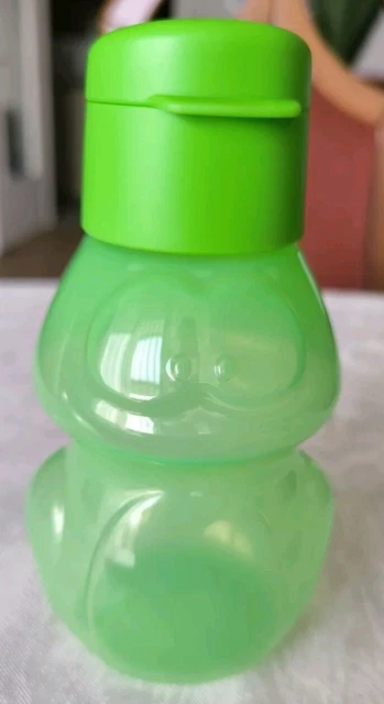 Kawaii Frosch Trinkflasche 850 Ml – Mit Strohhalm, Schultergurt & Süßen Aufklebern