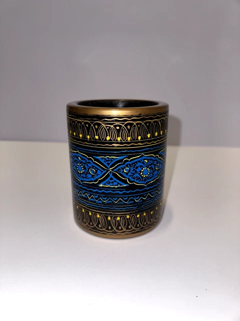 Handcrafted Wooden Lacquer Art Candy Jar - Unique and Decorative Container