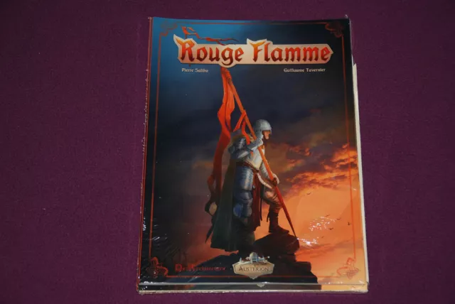 DE ARCHITECTURART JDR Jeu de Role - ROUGE FLAMME : Livret + Cartes + Pions