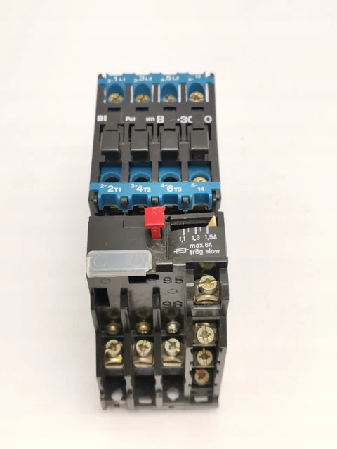 BBC Petercem B9-30-10 4 kW, 24 V AC + BBC T16 DM Überlastspule. /#8 A03I 7216
