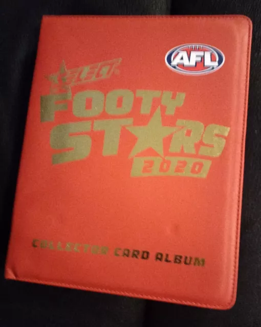 2020 Afl Select Footy Stars [9 Pocket Binder Sleeves] - Album Only (No Cards)