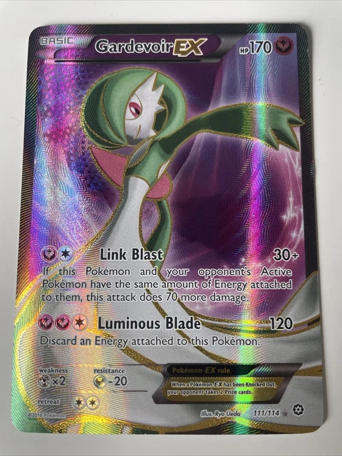 Gardevoir Ex 111/114 Steam Siege Full Art Ultra Rare Holo Pokemon Card