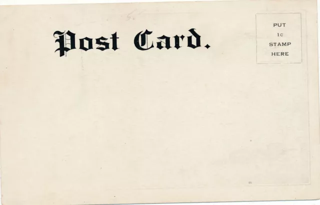 WILMINGTON DE - New Castle County Court House Postcard - udb (pre 1908) 2