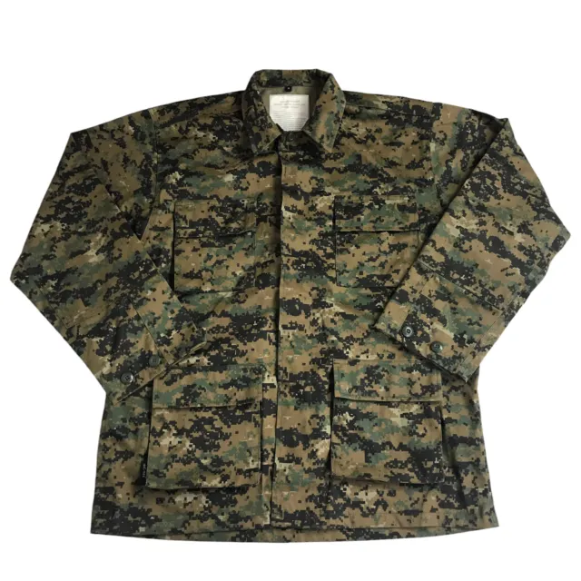 Mil-Tec Herren Armee Kampfjacke Größe Medium Utility Militär Waldland Camouflage Feld