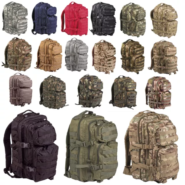 Mil-Tec - US Assault Pack Mochila Armada Senderismo Deporte Ocio S y L