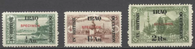 Iraq Irak 1918, "SPECIMEN" Iraq in British Occupation WMK Set, 6346