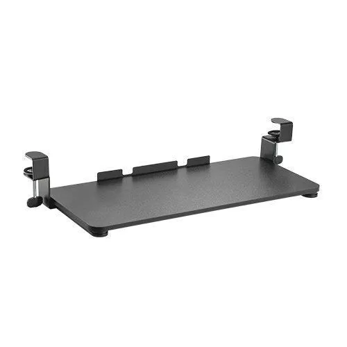 Mount-It! Clamp-On Keyboard and Mouse Tray | Fits 1.5" Inch Desks | Refurbished