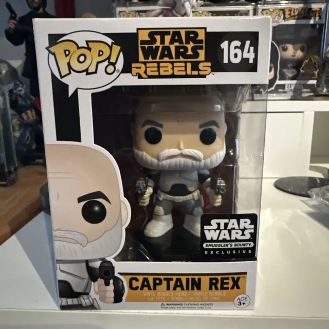 Funko Pop! Star Wars Rebels Captain Rex #164 Smuggler's Bounty Exclusive Vaulted