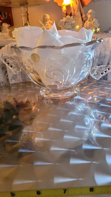 Lenox Large  Bowl With Swarovski Crystal