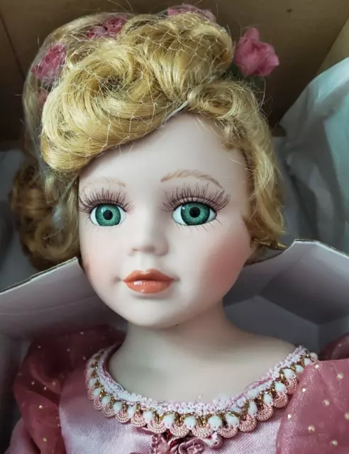 New! 2000 Millennium Porcelain Doll "Crystal" Heritage Signature Collection COA