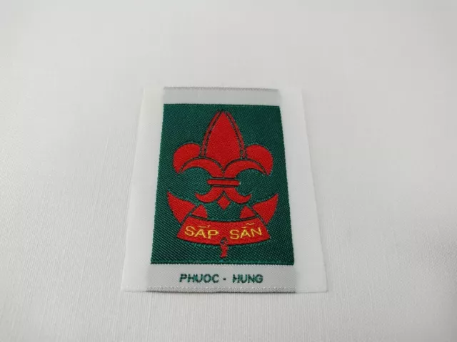 ARVN South Vietnam Vietnamese Boy Scout woven Pocket Badge Patch