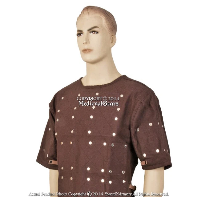Small BR Renaissance Brigandine Medieval Steel Plated Armor Overcoat SCA LARP