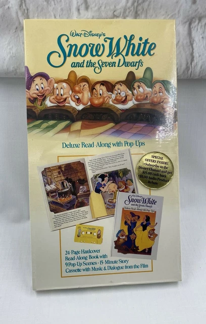 VINTAGE SNOW WHITE And The Seven Dwarfs Deluxe Read Along Popups ...
