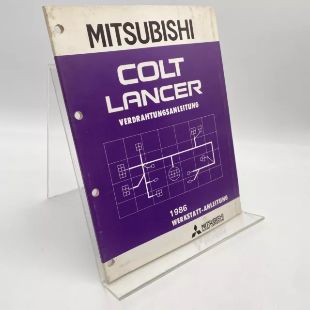 + Mitsubishi / Colt Lancer / 1986 / istruzioni di cablaggio / istruzioni officina +