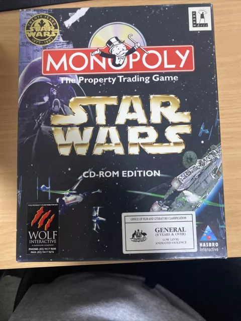 1997 Monopoly Star Wars CD-ROM PC Game