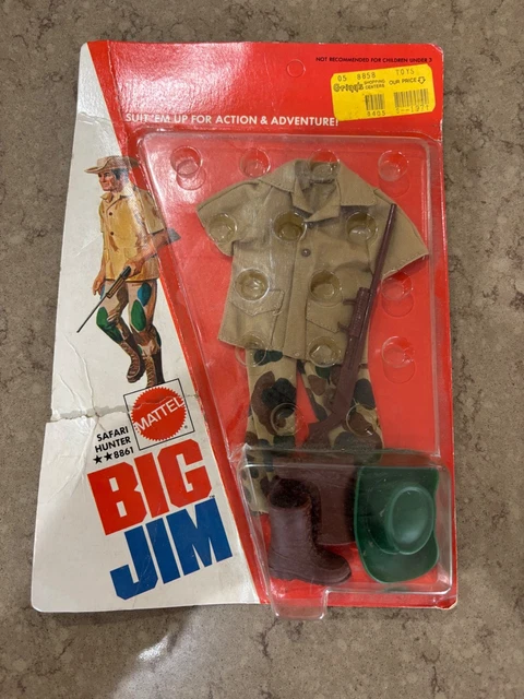 MATTEL BIG JIM Safari Jeep Geländewagen hellbraun/grau EUR 53,99 - DE