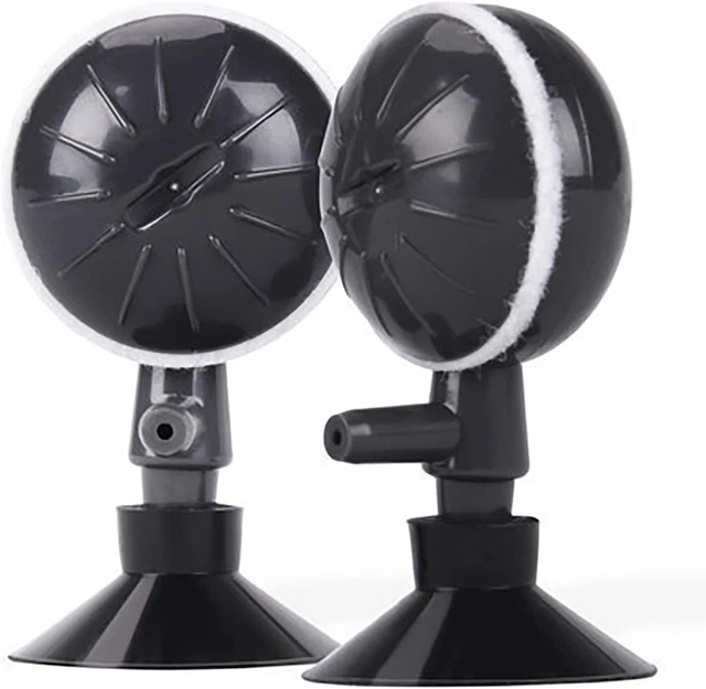WANGCL 2Pcs Bubble Air Stones, Rotating Air Stone Disc Adjustable Oxygen Airsto