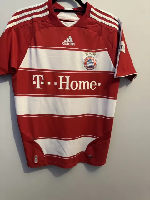 Bayern Munchen Ribery Adidas Football Shirt Medium Used