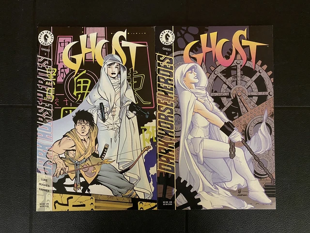 Ghost #2 & 3 Dark Horse Comics 1995 VF/NM-NM Adam Hughes Covers & Interior Art