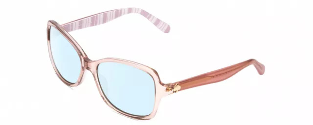 KATE SPADE AYLEEN Womens Blue Light Blocking Glasses in Pink Crystal/White 56 mm