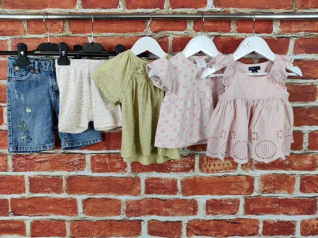 Pacchetto Camicetta Bambino Età 6-9 Mesi Zara Gap Next Jenas Set Camicetta Top 74Cm