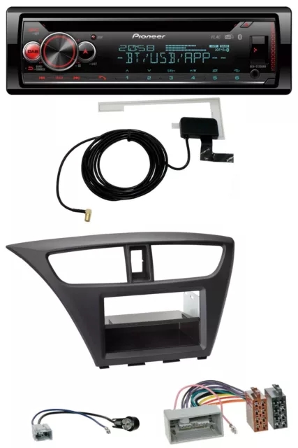 Pioneer DAB CD MP3 USB Bluetooth Autoradio für Honda Civic (ab 2012)