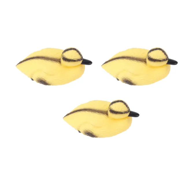 (Type A)3Pcs Duck Decoy Realistic Plastic Floating Duck For Hunting Decoy Garden