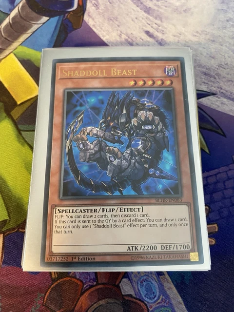 Yu-Gi-Oh! - Bestia Shaddoll - BLHR-EN083 - Ultra Raro - 1ª Edición - Battles Of Legend: Hero's Revenge