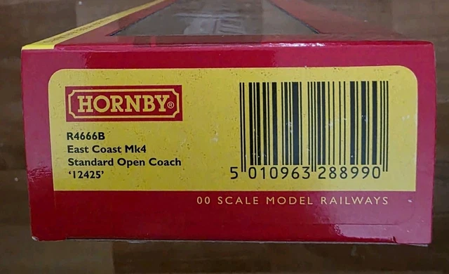 HORNBY R4666B East Coast Mk4 Standard Open Coach Brand New £29.99 ...