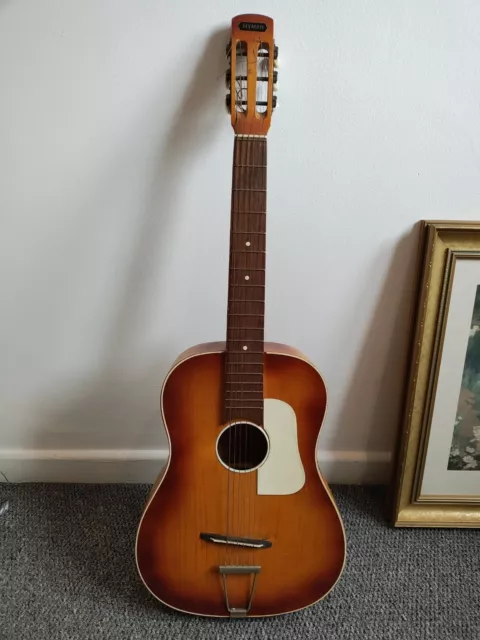 Rare Nymph Parlour acoustic guitar, 1950/60 With Case Spares Repairs