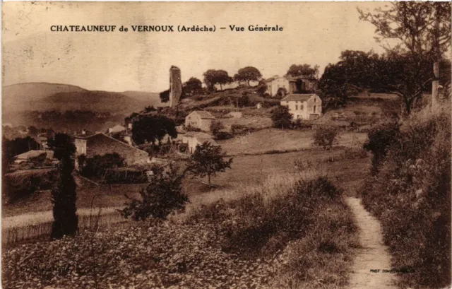 CPA AK CHATEAUNEUF by VERNOUX - general view (484406)