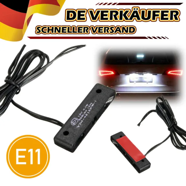 1 Stück Mini LED Kennzeichen Nummernschild Beleuchtung Lampe E-geprüft DE