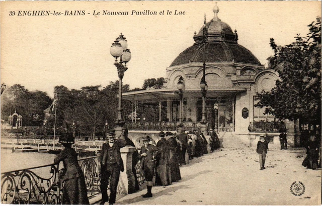 CPA Enghien les Bains Le Nouveau Pavillon et le Lac FRANCE (1308394)